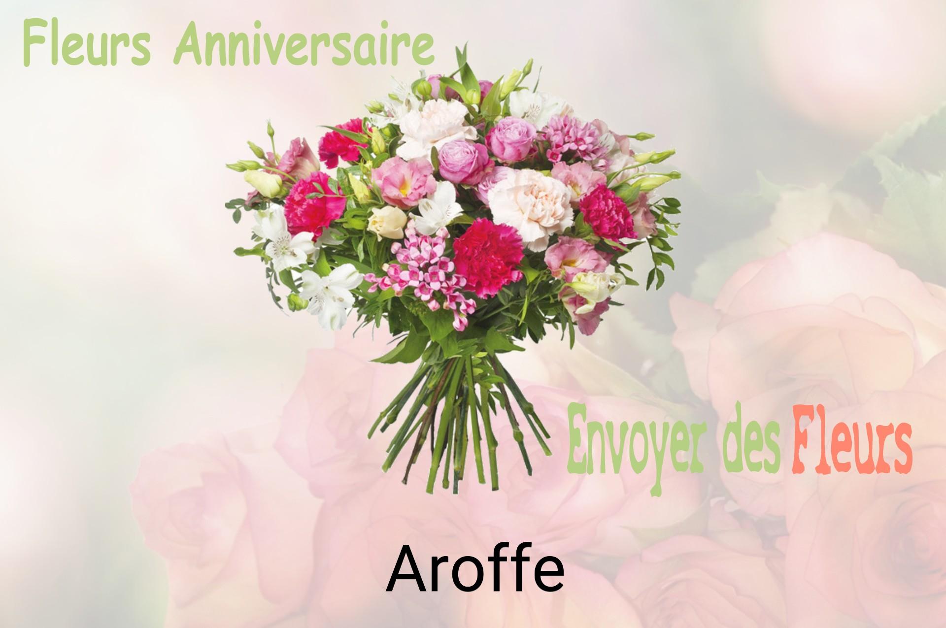 Bouquet de fleurs d’anniversaire livré à Aroffe